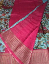 Pure Chanderi Digital  - Black 9