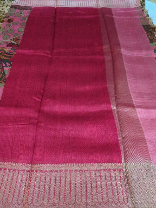 Pure Chanderi Digital  - Black 13