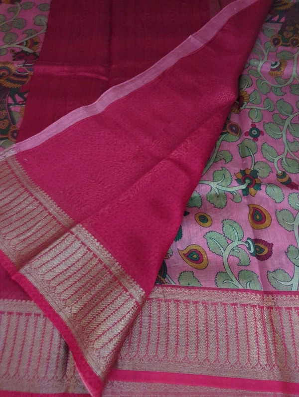 Pure Chanderi Digital  - Black 13