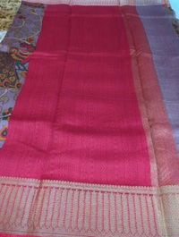 Pure Chanderi Digital  - Black 14