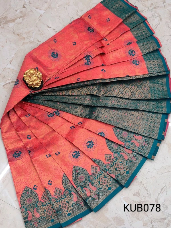Pattu Saree - Teal, 7