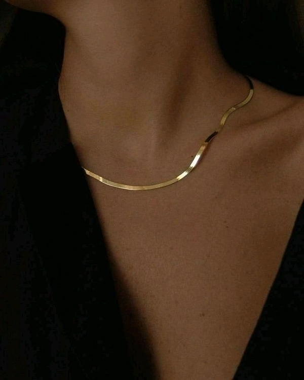 Snake Necklace 18k Plated Gold