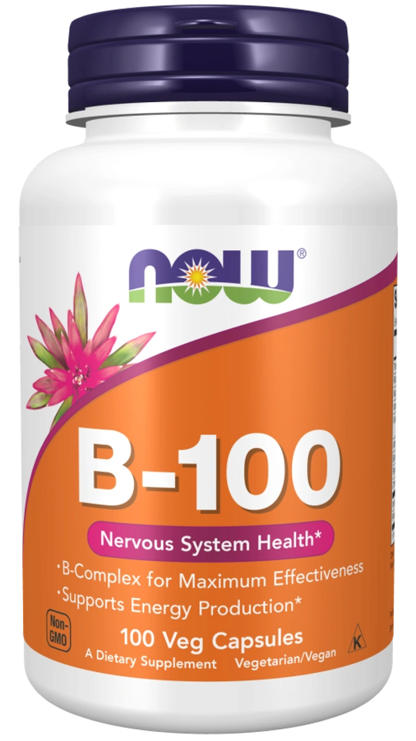 Now Vitamin B-100 - 100 Veg Capsules