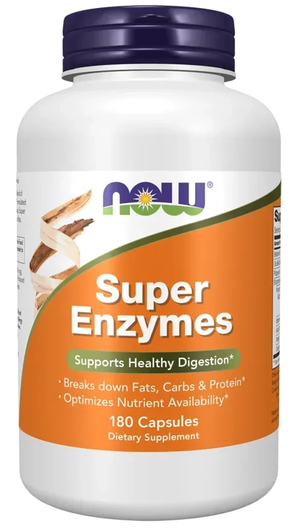 Now Super Enzymes 180 Capsules