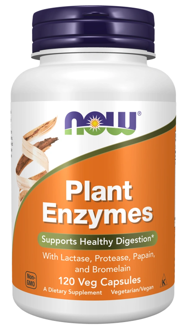 Now Plant Enzymes - 120 Veg Capsules