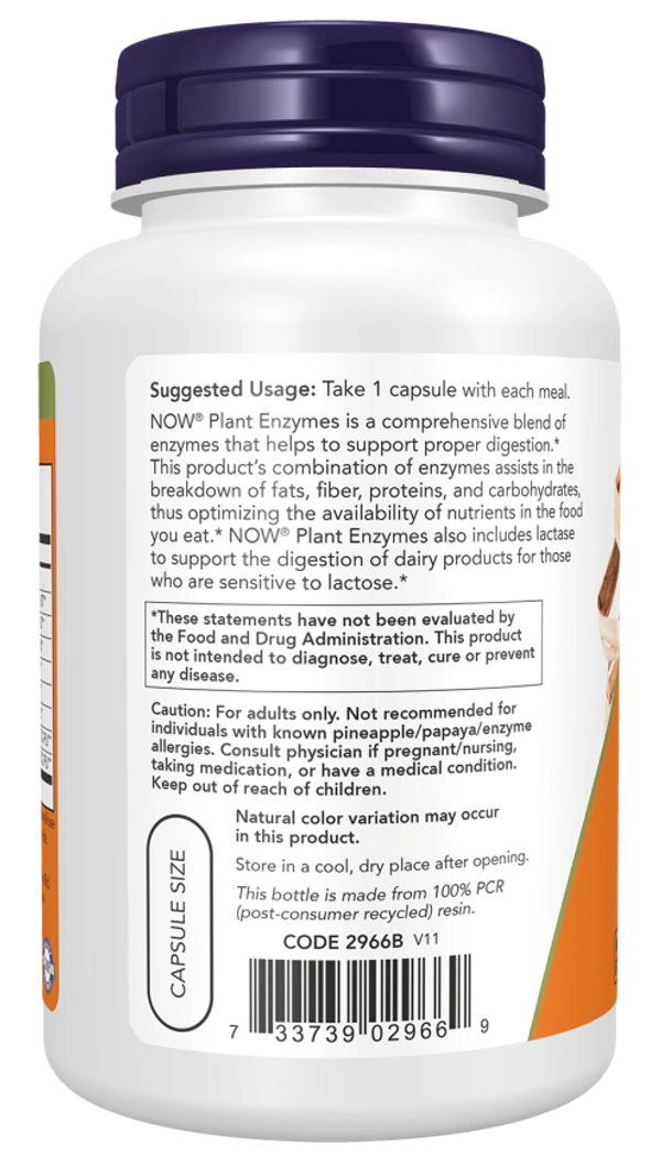 Now Plant Enzymes - 120 Veg Capsules