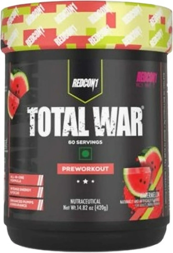 Redcon1 Total War Pre Work Out - 60 servings, Watermelon