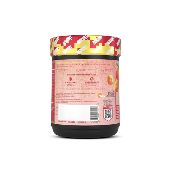 Redcon1 Total War Pre Work Out - 60 servings, Strawberry Kiwi