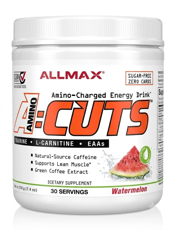 ALLMAX A:CUTS Amino-Charged Energy Drink, - Watermelon