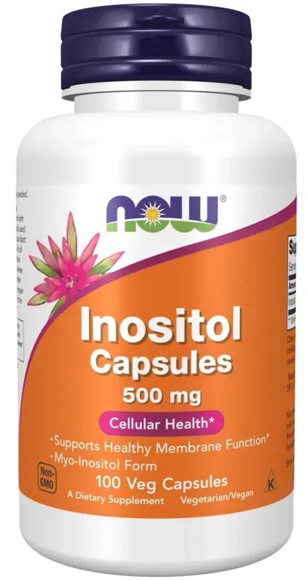 Now Inositol 500 mg - 100 Veg Capsules