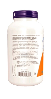 Now Omega-3, Molecularly Distilled 200 Softgels