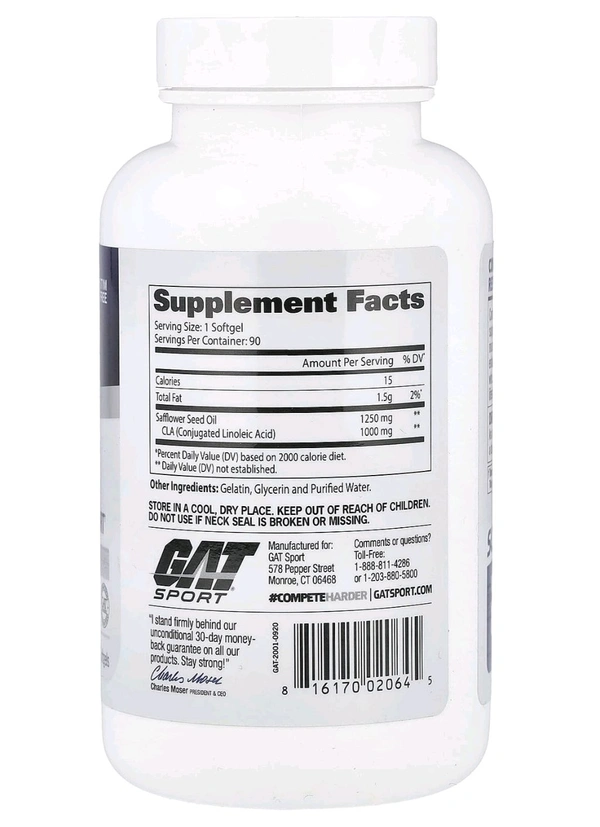 GAT Sport CLA 1250 - 90 Softgels