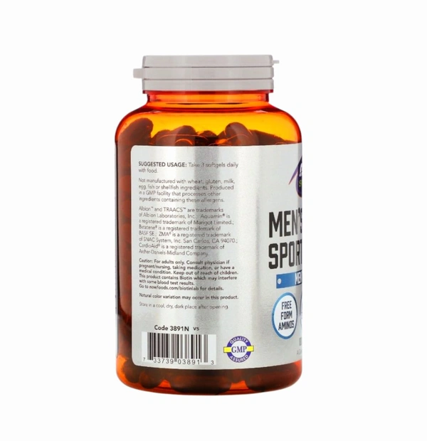 NOW Sports Men's Active Sports Multi -90 Softgels - 90 Softgels