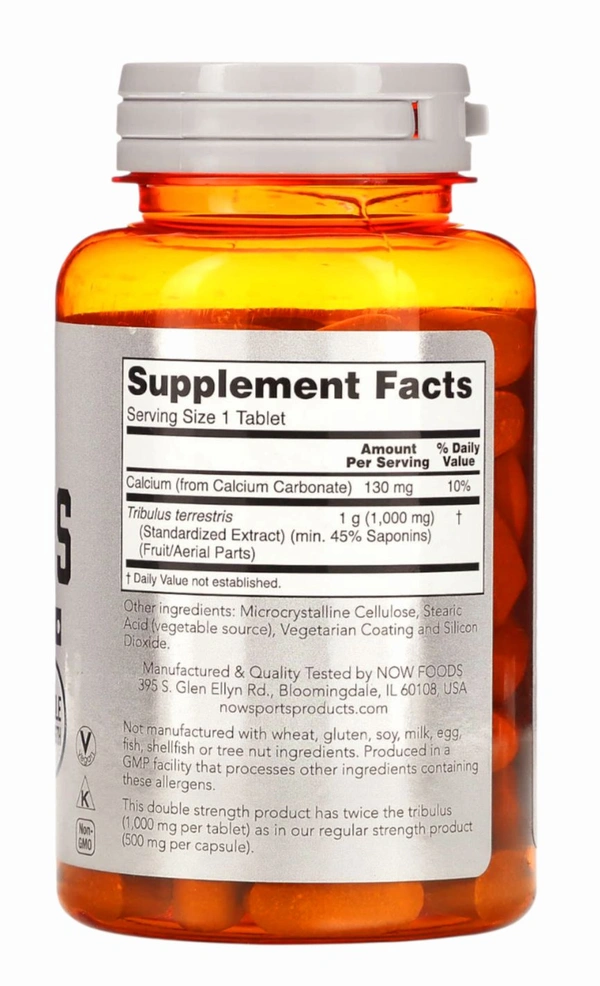 Now Foods Sports, Tribulus, 1,000 mg, - 90 Tablets