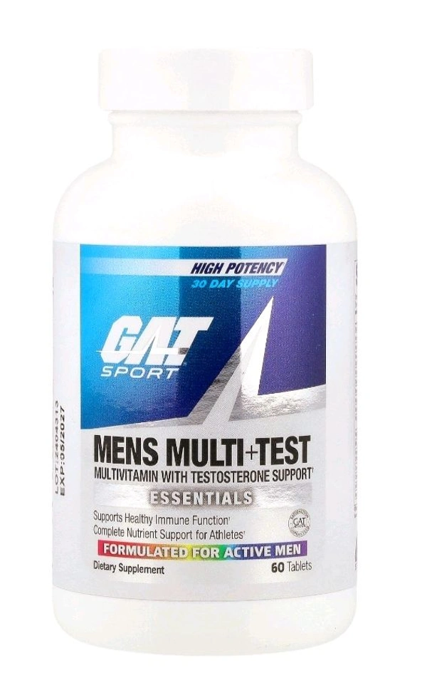 GAT Sport Mens Multi + Test - 60 Tablets