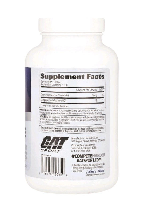 GAT Sport L-Arginine - 180 Tablets