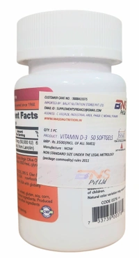 Now Vitamin D-3 50,000 IU - 50 Softgels
