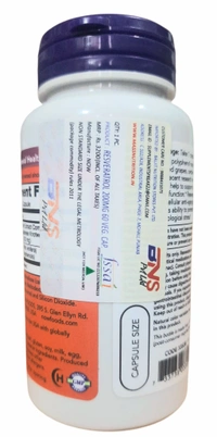 Now Resveratrol 200 mg - 60 Veg Capsules