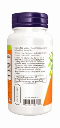 Now Valerian Root 500 mg - 250 Veg Capsules