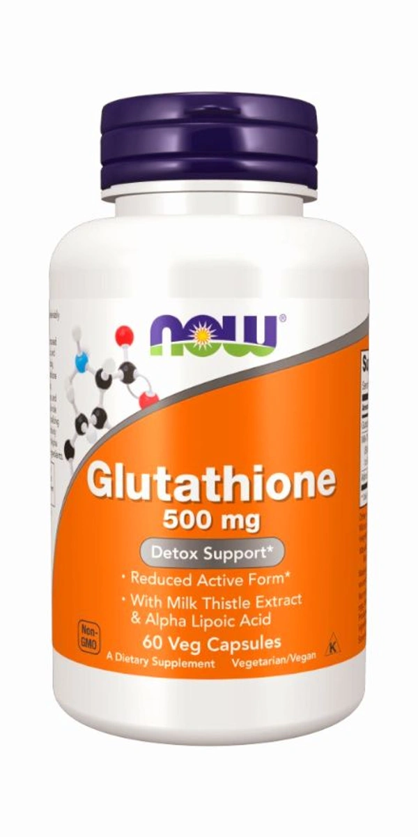 Now Glutathione 500 mg - 60 Veg Capsules