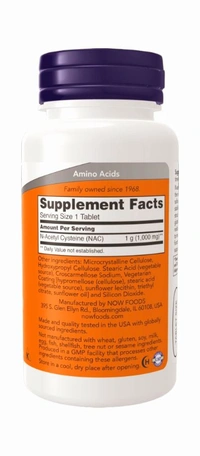 Now NAC-1000 mg - 120 Tablets