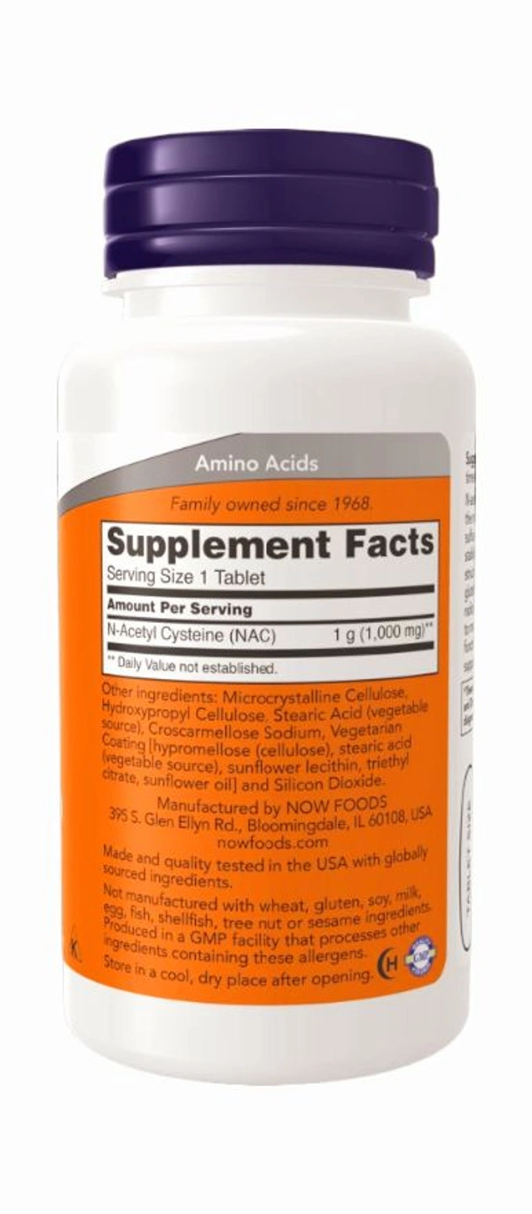 Now NAC-1000 mg - 120 Tablets