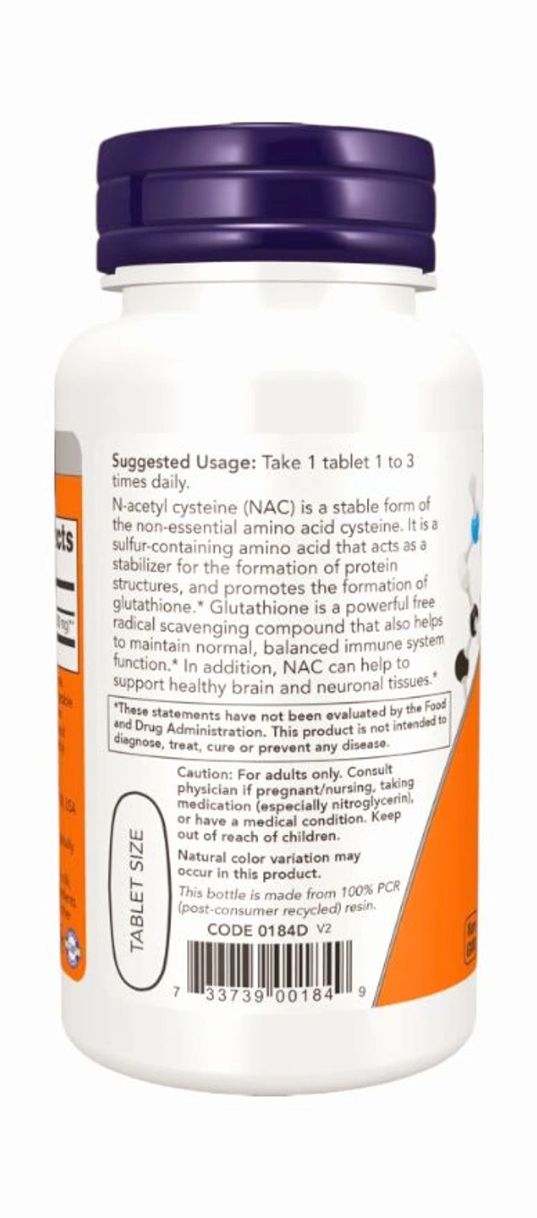 Now NAC-1000 mg - 120 Tablets