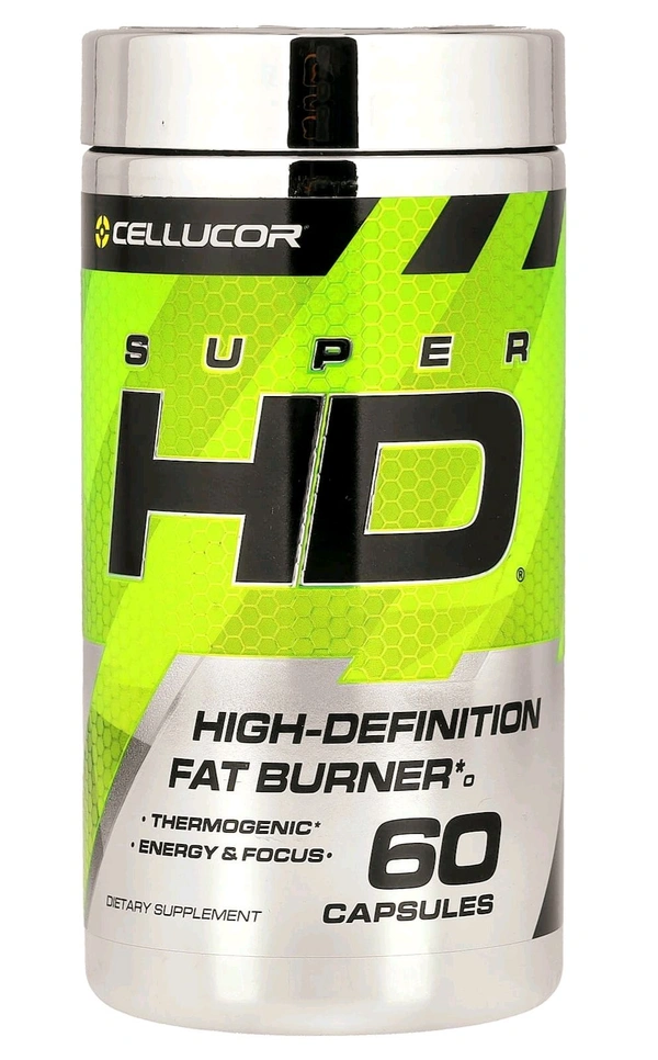 C4 / Cellucor
Super HD, High-Definition Fat Burner, - 60 Capsules