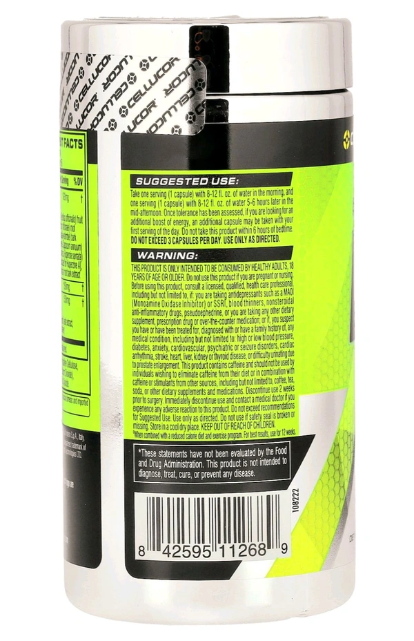 C4 / Cellucor
Super HD, High-Definition Fat Burner, - 60 Capsules