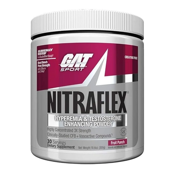 GAT Sport Nitraflex Original Pre workout 30 servings - Fruit Punch