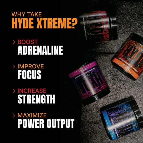 ProSupps Hyde Xtreme Pre Workout 30servings - (195 g), Fruit Punch
