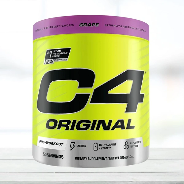 Cellucor C4 Original Pre Workout 50 Servings - 455 gm, Grape