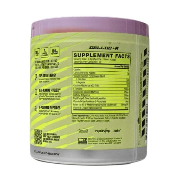 Cellucor C4 Original Pre-workout 50 Servings - 470g, Watermelon