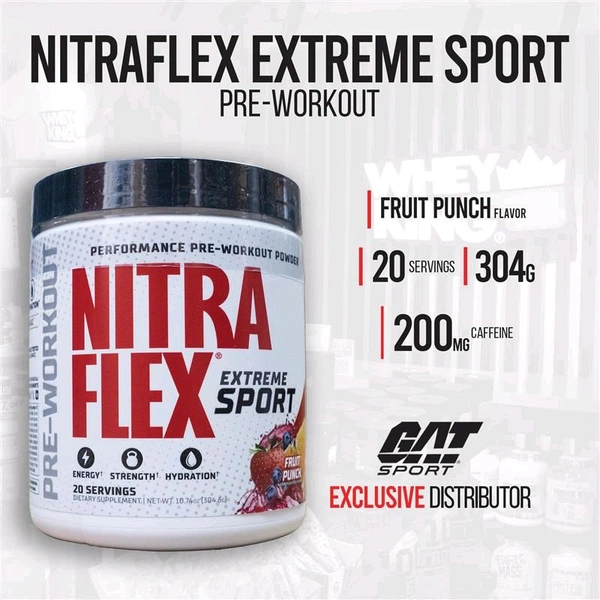 Gat Sport Nitraflex Extreme Sport Pre-Workout - Fruit Punch