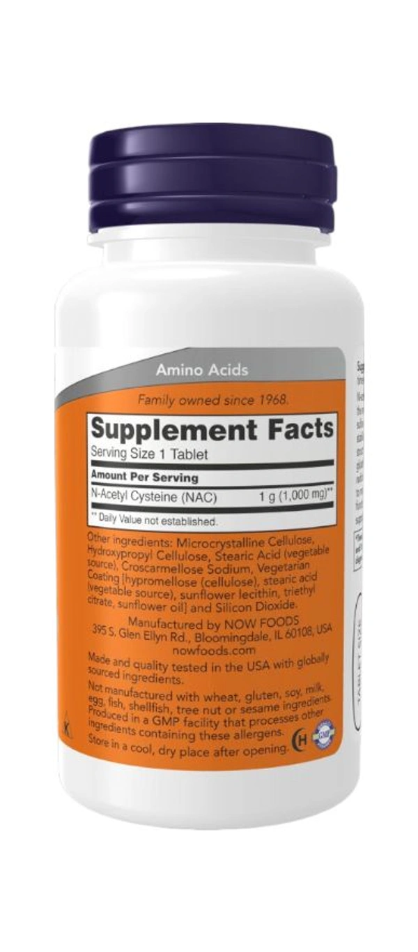 Now NAC 1000 mg - 60 Tablets
