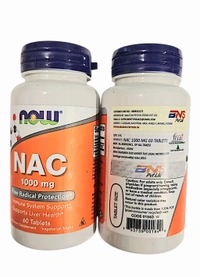 Now NAC 1000 mg - 60 Tablets