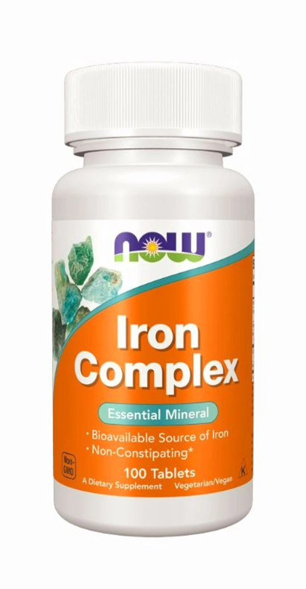 Now Iron Complex Vegetarian - 100 Tablets
