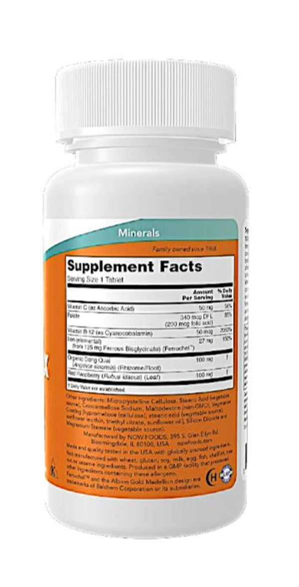 Now Iron Complex Vegetarian - 100 Tablets