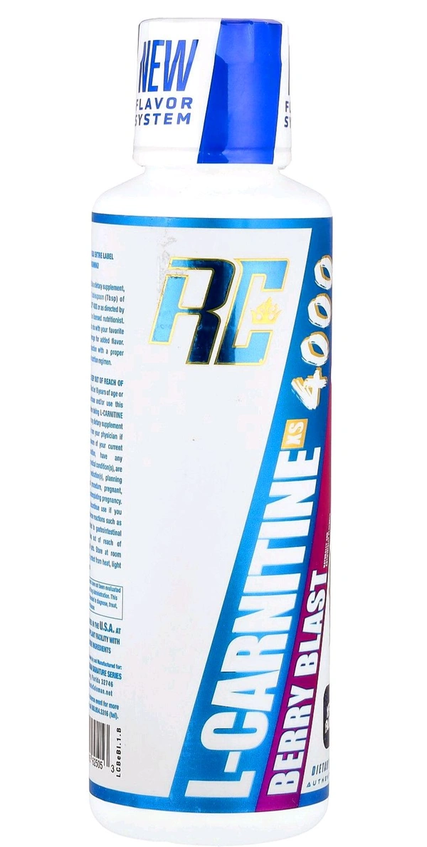 Ronnie Coleman
L-Carnitine XS 4000, - 15.72 fl oz (465 ml), Berry Blast