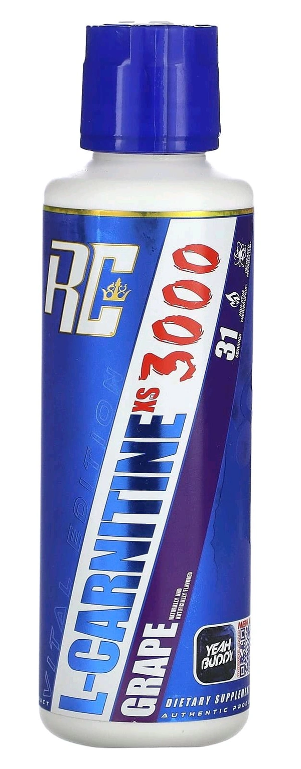 Ronnie Coleman Vital Edition Liquid L-Carnitine XS 3000,+ - (473.28 ml), Grape