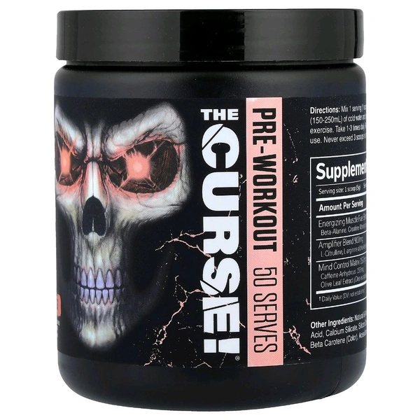JNX Sports The Curse Pre-Workout - 50 servings, Peach Rings