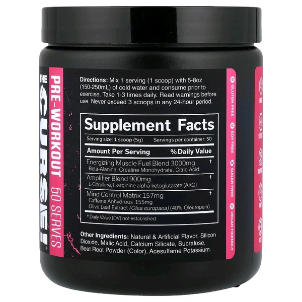 JNX Sports The Curse pre Workout - 50 servings, Tropical Storm