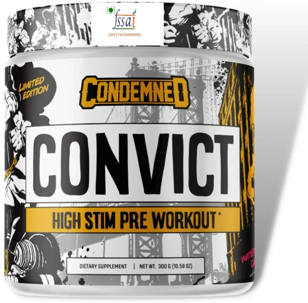 Condemned Convict Pre-Workout  - 25 servings, Watermelon
