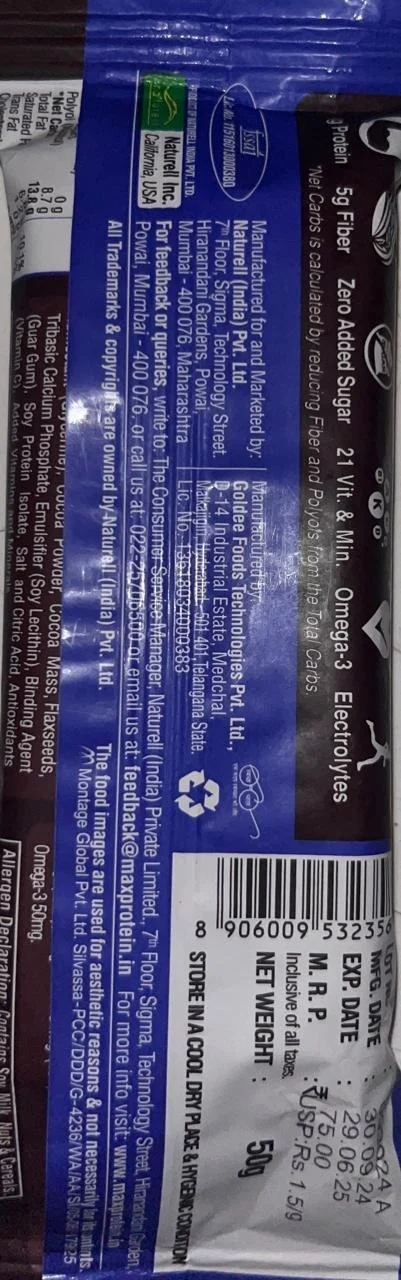 Powder Reno Protein Max MAX PROTEIN CHOCO ALMOND