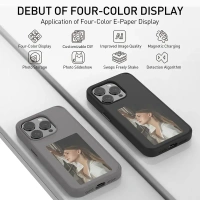 Cheap Custom Smart Nfc Color E-ink Mobile Phone case for iphone 15 14 13 Pro Max Creative Phone Back Projection Diy Phone Case - i phone 13