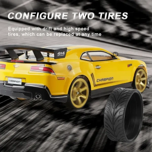 1/10 Rc Car High Quality Material Plastic Electronic Components Super Fast Remote Control Car