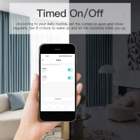 RSH 3 in 1 Smart Curtain Robot Opener Tuya WiFi Remote Control Wireless Automatic Curtains Driver with Alexa Google Home