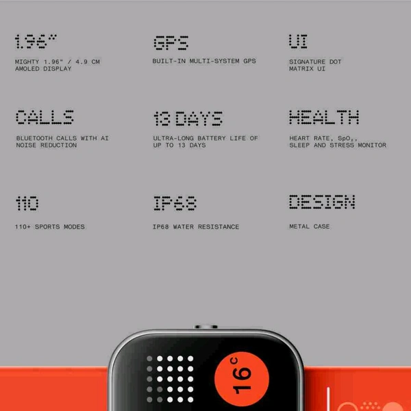 Cmf By Nothing Watch Pro - mettalic grey