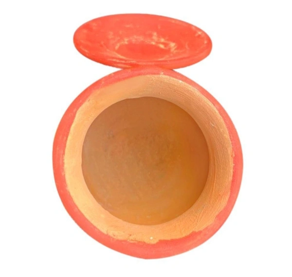 Aha Decorated Pooja Kalash With Cover - 1 Unit