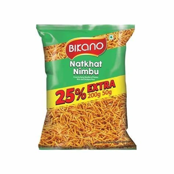 Bikano Natkhat Nimbu Namkeen Pack Of 2 - (2*250 Gm) - 500 gm - 500 gm